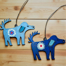 Dog ornament Love Pet Rustic Metal Recycle Scruffy dog USA