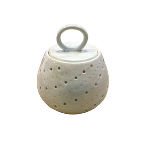 Aqua Celadon Lidded Jar