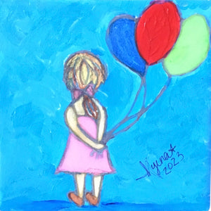 Girl w/ balloons 2