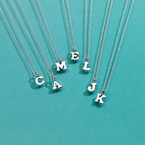 Believe In Yourself Initials - Sterling Silver