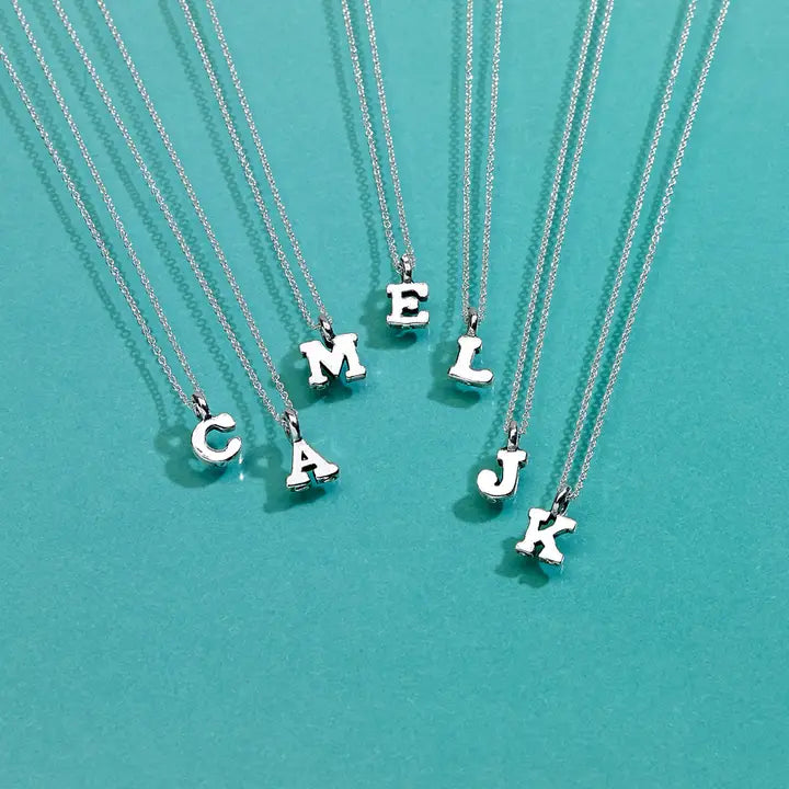 Believe In Yourself Initials - Sterling Silver