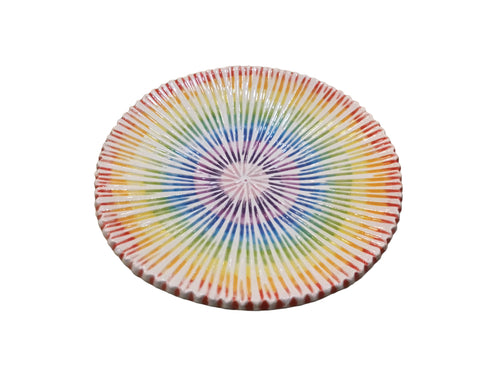 Round Rainbow Dish