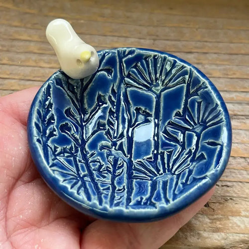 Bird Ring Dish & Jewelry Tray Botanical