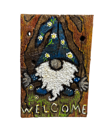 Blue Welcome Gnome #1