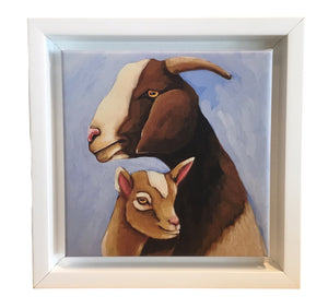 Goats (White Frame)