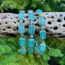 Rectangle Glass Elastic Bracelet
