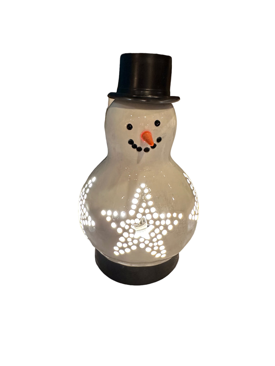 Lighted Snowman