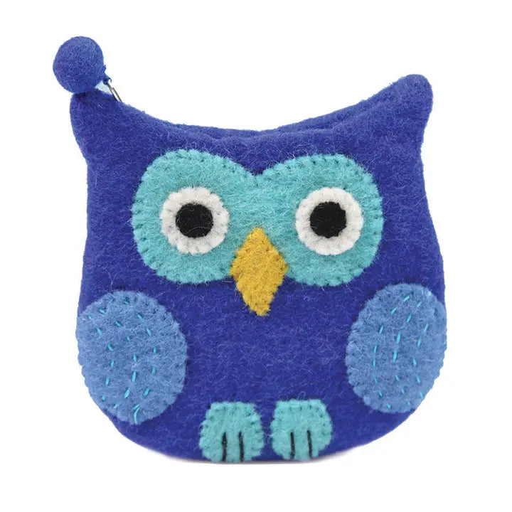 Owl Face Shaped Coin Purse