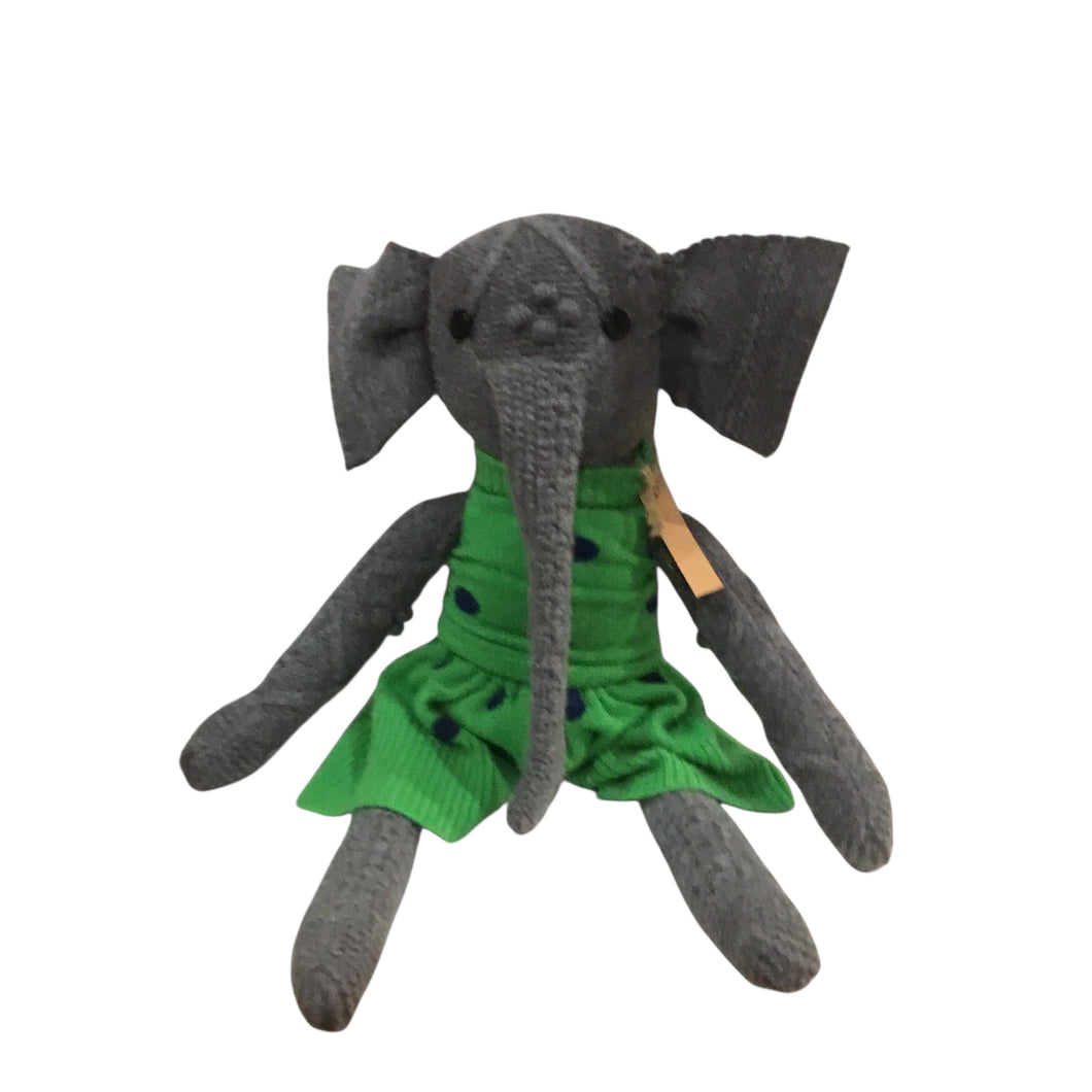 Elephant In Green Jumper