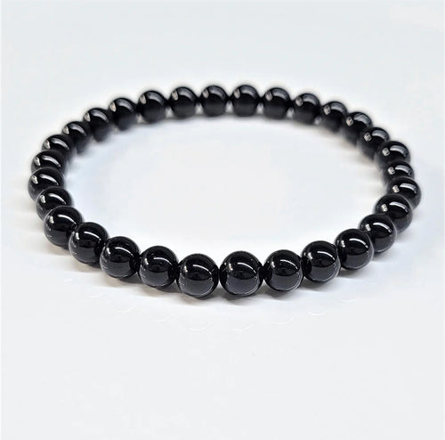 Black Onyx Bracelet--6 mm