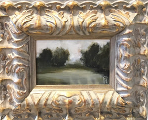 Landscape & French style gold frame IV