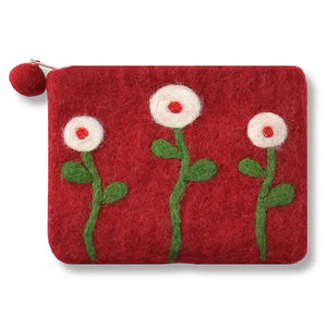 Three Needle Flower Coin Purse