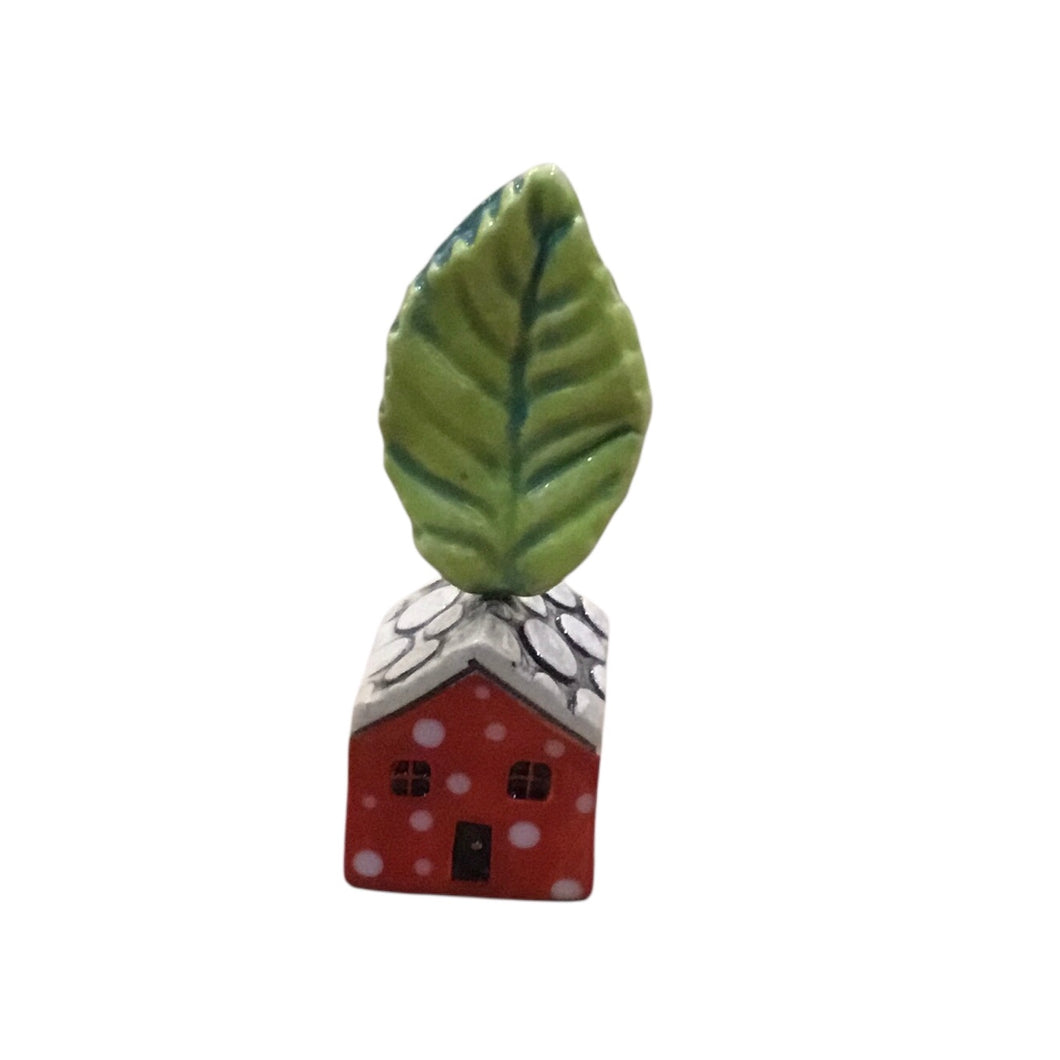 Tiny House with Leaf