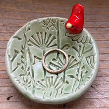 Bird Ring Dish & Jewelry Tray Botanical