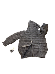 18-24M - "Gray Heather" Knit Sweater
