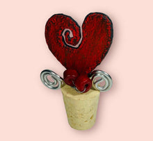 Heart wine stopper