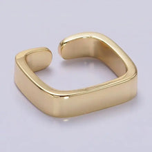 14K Gold Filled Square Geometric Band Ring