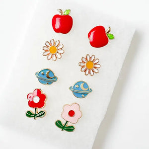 Kids' Stud Earrings - Flowers