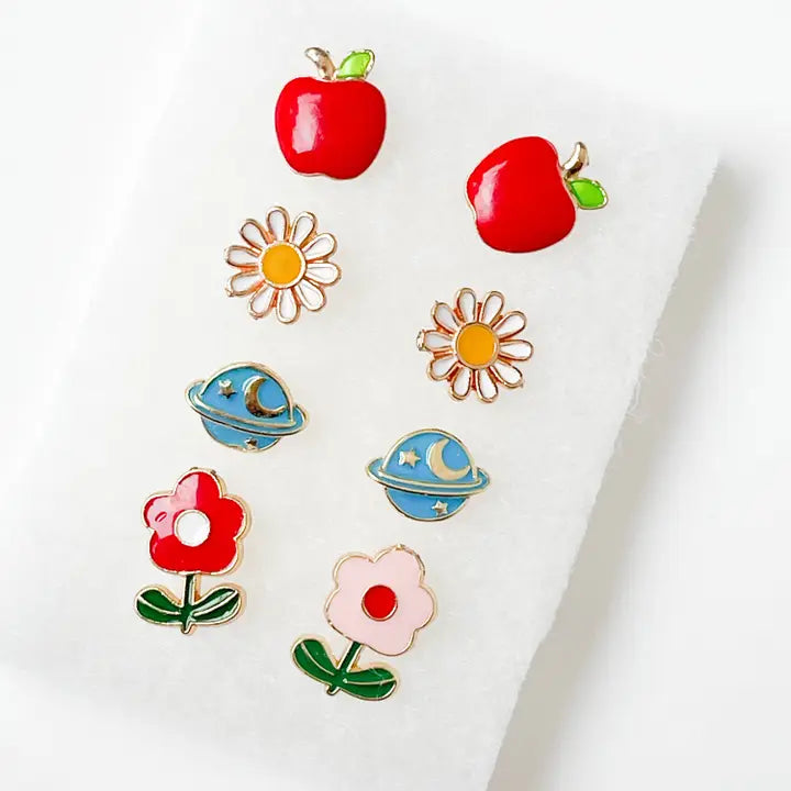 Kids' Stud Earrings - Daisies