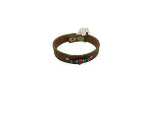 Stone bracelet (medium brown)