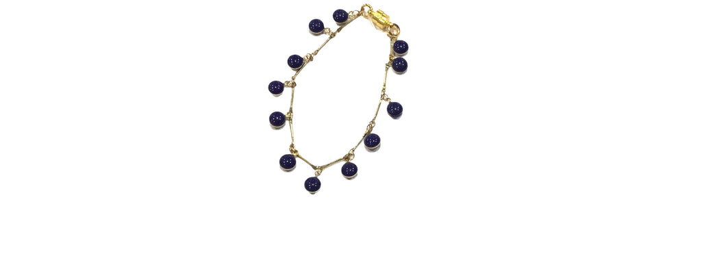 Enamel Drop Bracelet