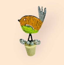 Bird wine stopper