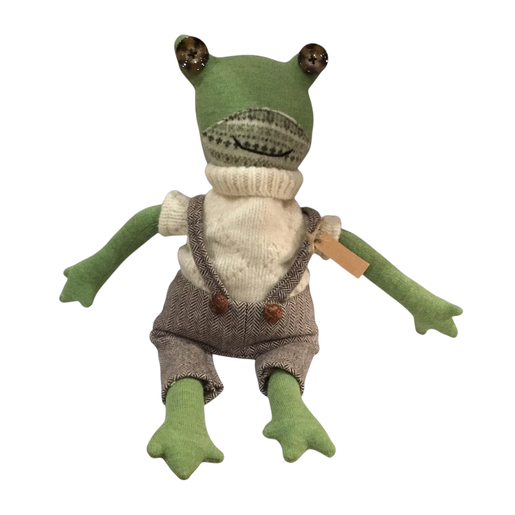 Frog With Suspenders