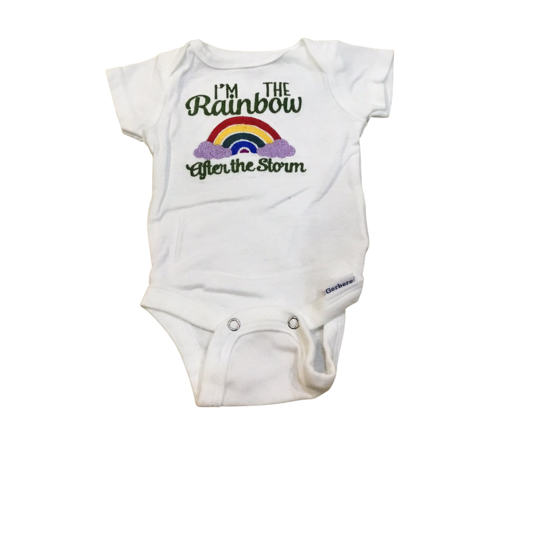 Newborn Onesie - I Am The Rainbow After The Storm