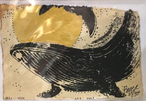 Gold moon right whale