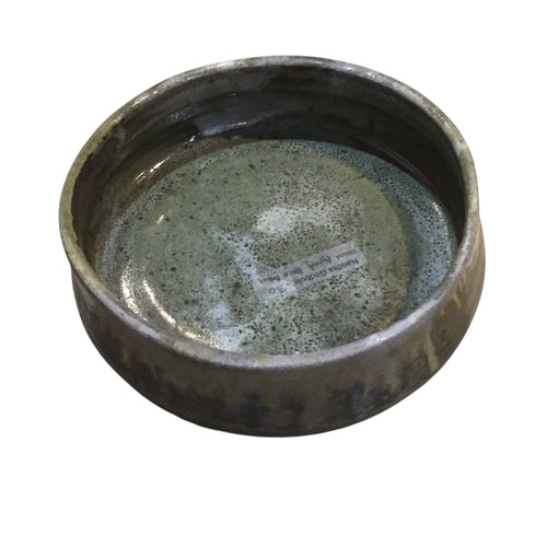 Green & Black Brie Bowl - Wood Fired
