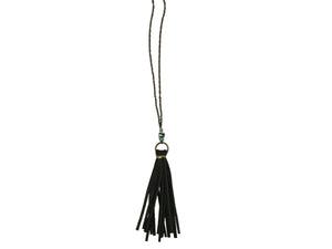 Tassel Necklace - Black