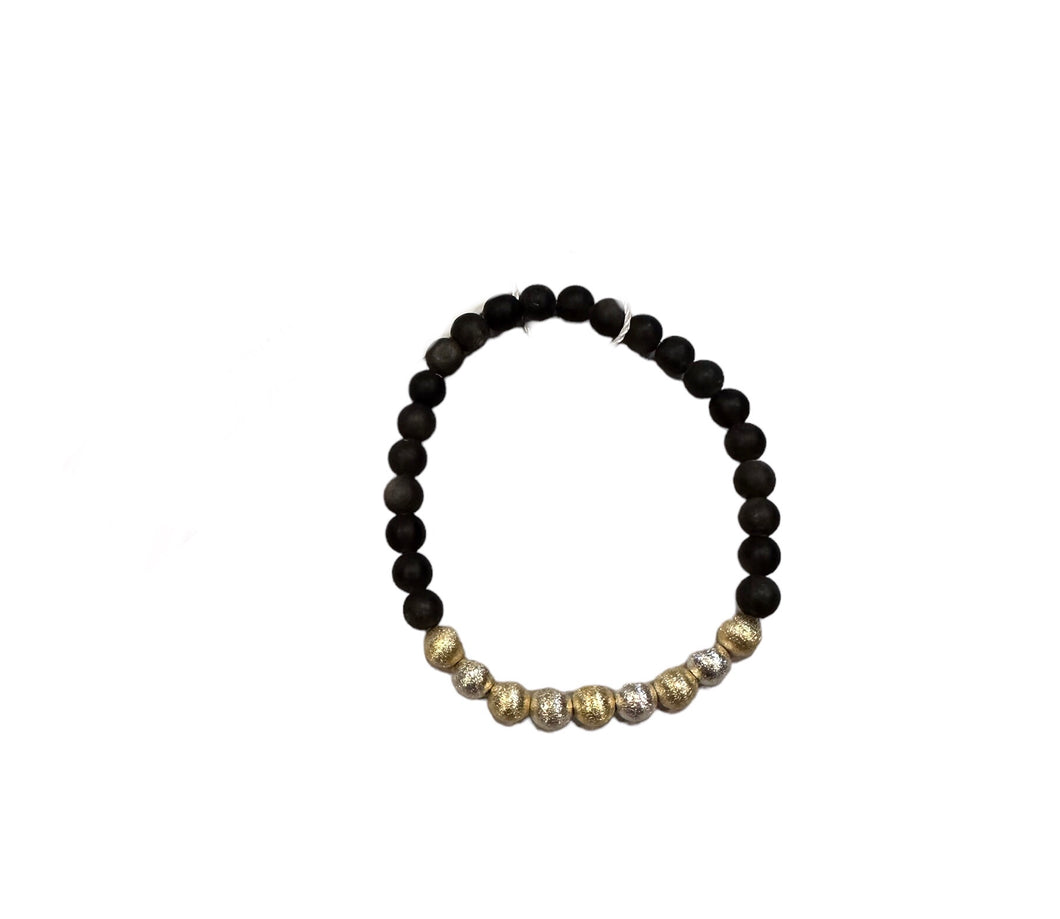 Black Baby Druzy Bracelet