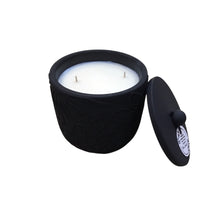 Black Floral Print Candle- Espresso Martini