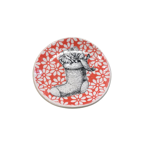 Christmas Stocking Trinket Dish