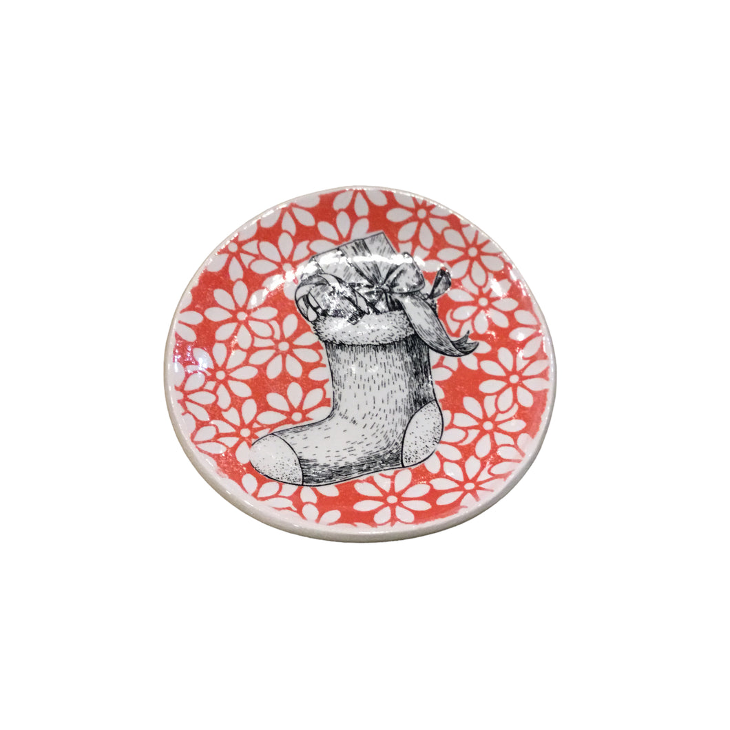 Christmas Stocking Trinket Dish