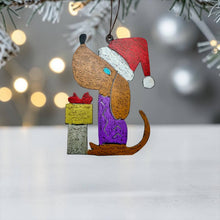 Dog Santa Ornament