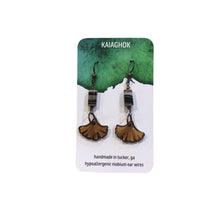 Ginkgo Leaf Earrings