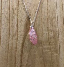 Rose Aura Quartz Pendant