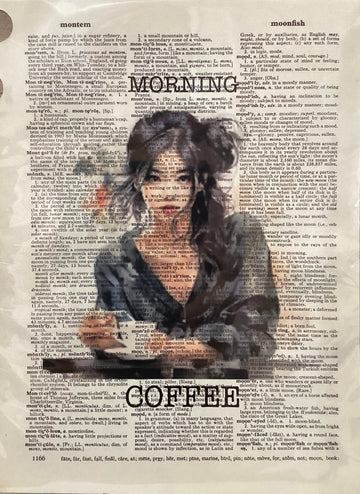 Dictionary Art Print - Morning Coffee