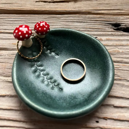 Mushroom & Fern Ring Dish