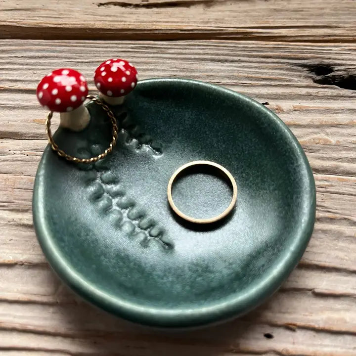 Mushroom & Fern Ring Dish