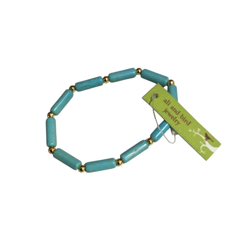 Turquoise bead bracelet