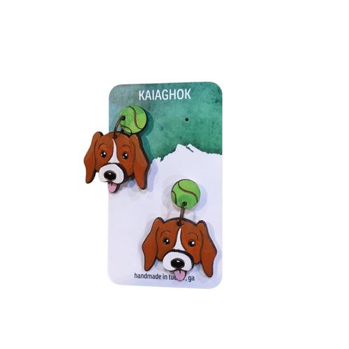 Beagle Earrings