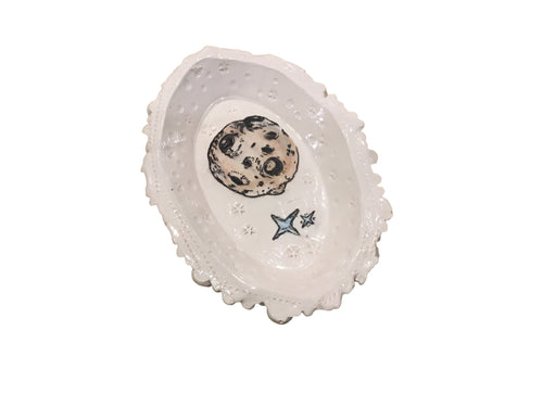 Moon and stars trinket dish