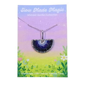 Blue Gradient Pendant Necklace