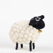 Ornament Felt White Sheep