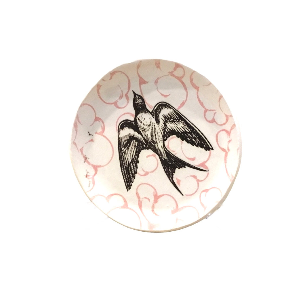 Bird in Clouds Trinket Dish