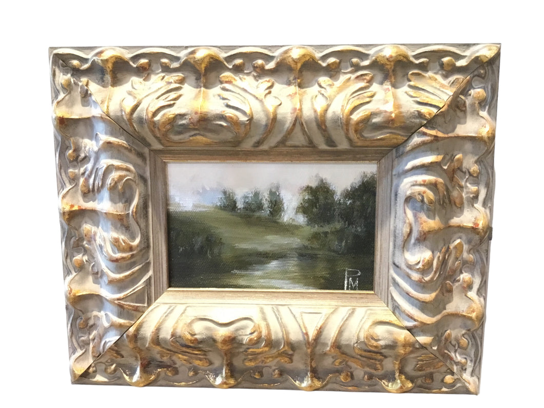 Landscape & French style gold frame II