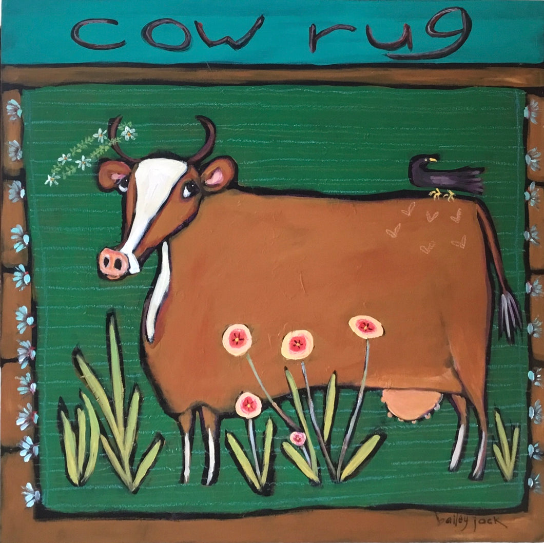 Cow Rug