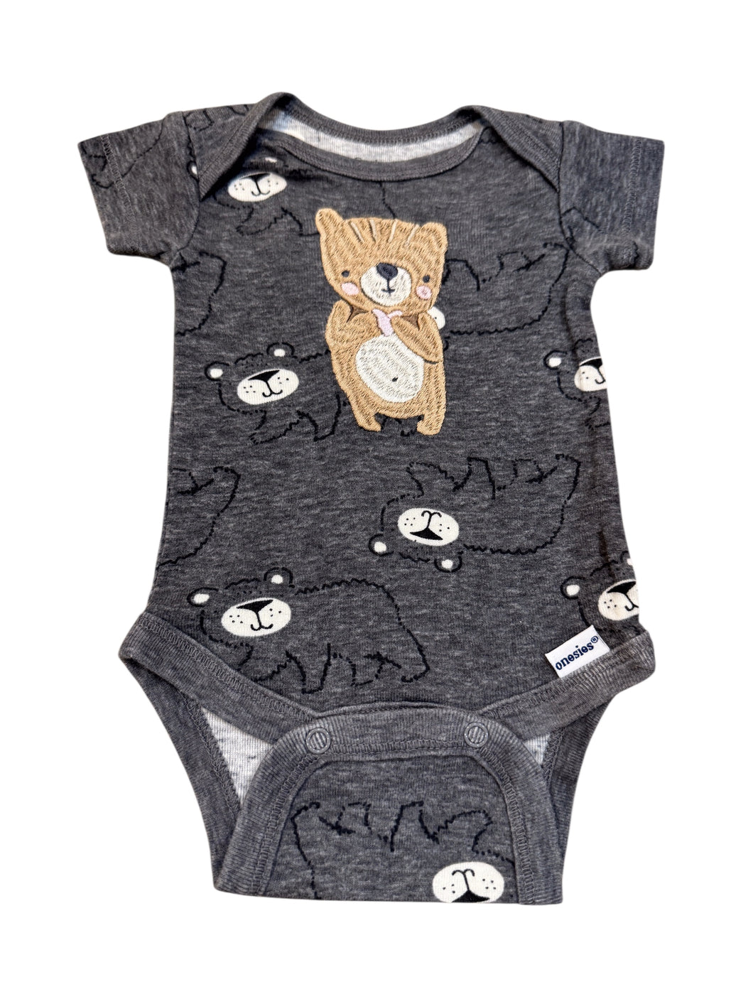 Newborn - Bear-Print Onesie